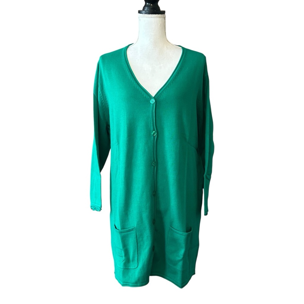NWT Serena Williams Signature Statement Cardigan Sweater Button Front‎ SZ 2X